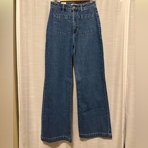 ROLLA'S Sailor Long Jean. Ashley Blue